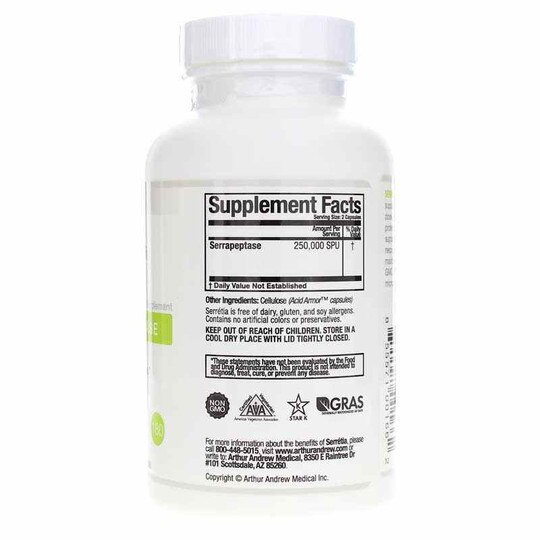 Serretia Pure Serrapeptase, AAM